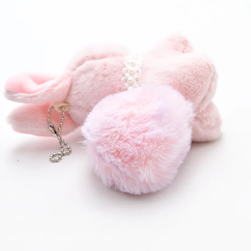 Модная новинка милый мультяшный большой хвост кролик брелок изысканная