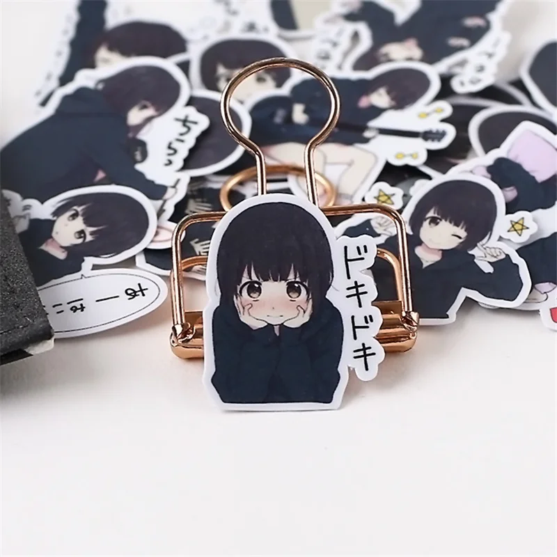 39 шт. Японские Аниме Мультфильмы богатые выражения милая девочка Менгера Веселая