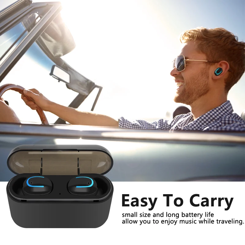 Наушники-вкладыши Tws Bluetooth 5 0 наушники беспроводные бинауральные спортивный