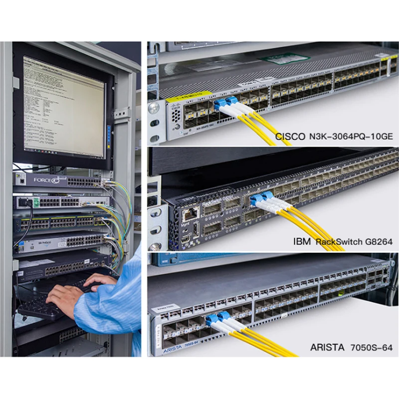 SFP 10Gb BiDi Transceiver Module Single Mode Single Fiber Optical Module WDM Tx1270/Rx1330nm 10~80km LC Compatible Cisco/Mikroti