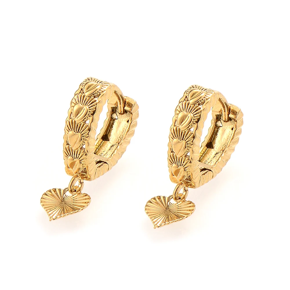 

Gold Color copper Hoop Earrings for Women Small Simple Round Circle Huggies Ear Rings Steampunk Accessories