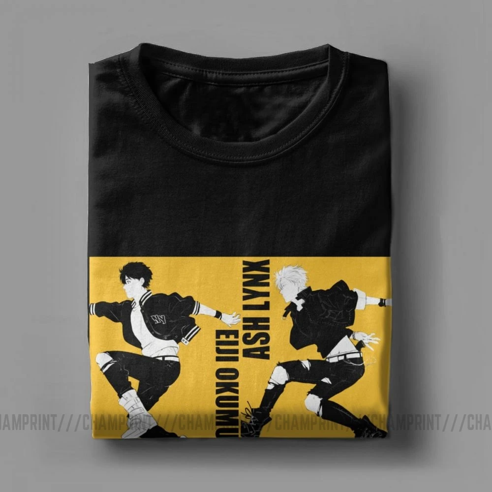 Мужские футболки Ash And Eiji Jump Banana Fish новинка футболка из чистого хлопка с коротким