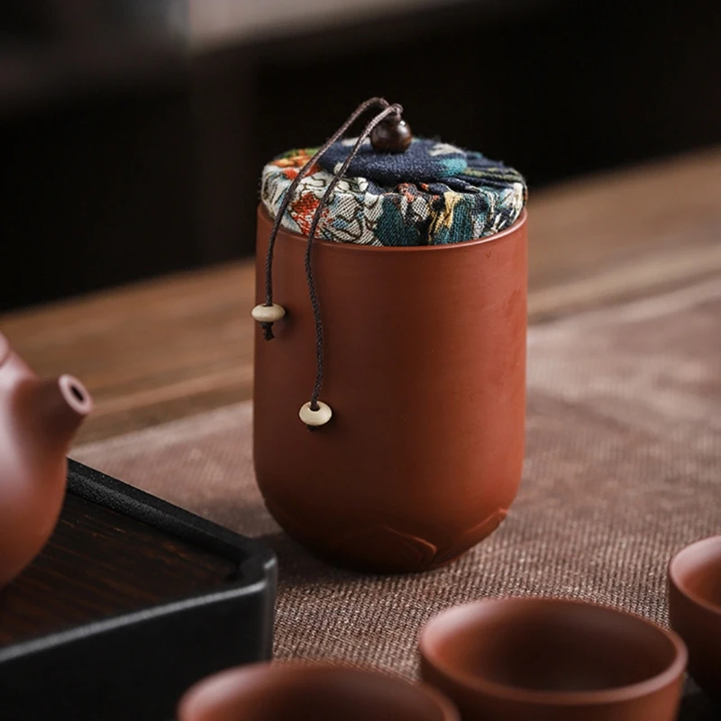 

Purple Sand Tea Cups Ceramic Portable Teapot Set Outdoor Travel Gaiwan Tea Cups of Tea Ceremony Teacup Fine Gift Kung Fu 28GF