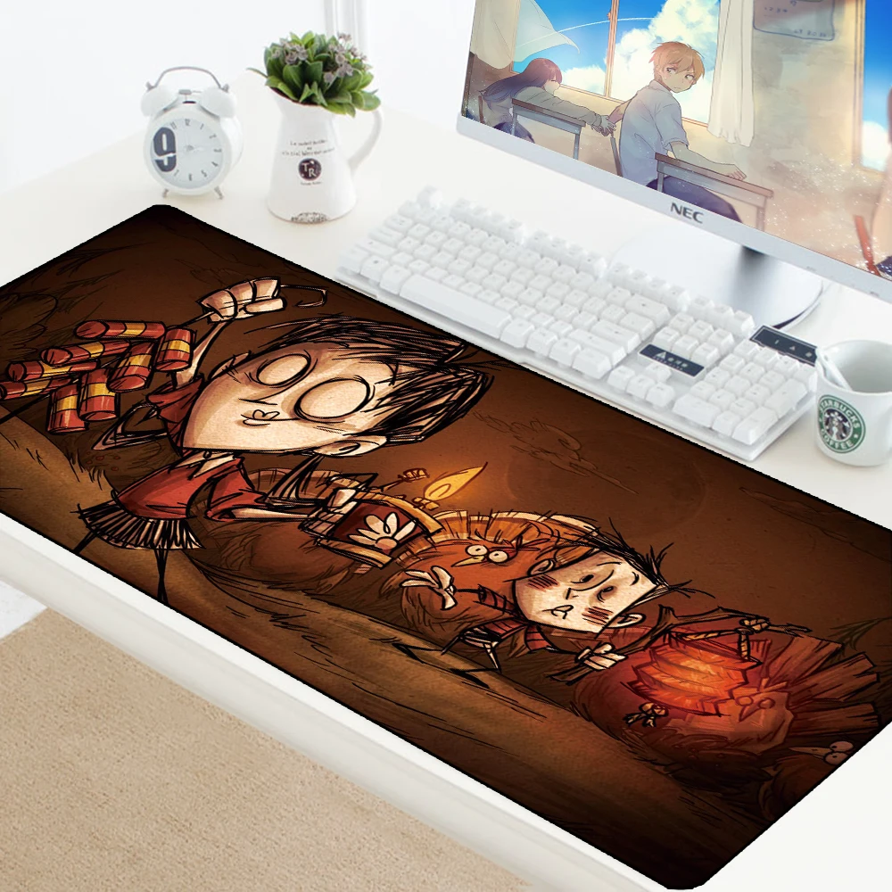 Коврик для мыши Dont Starve коврики для мыши Клавиатура ПК коврик для мышки с аниме большой коврик для Мыши Компьютерный игровой коврик мышь стол протектор