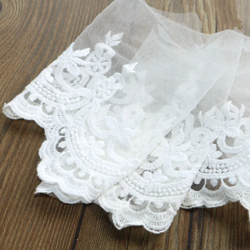 1 ярд 17 см широкий белый материал изделия высокого качества DIY ремесло свадебные