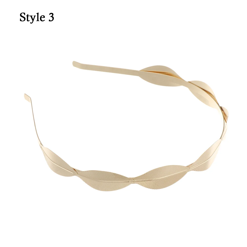 wedding hair clips New Women Vintage Alloy Headbands Girl Bandanas Girl Bandanas Metal Hairbands Gold Leaf Butterfly Hair Accessories claw hair clips