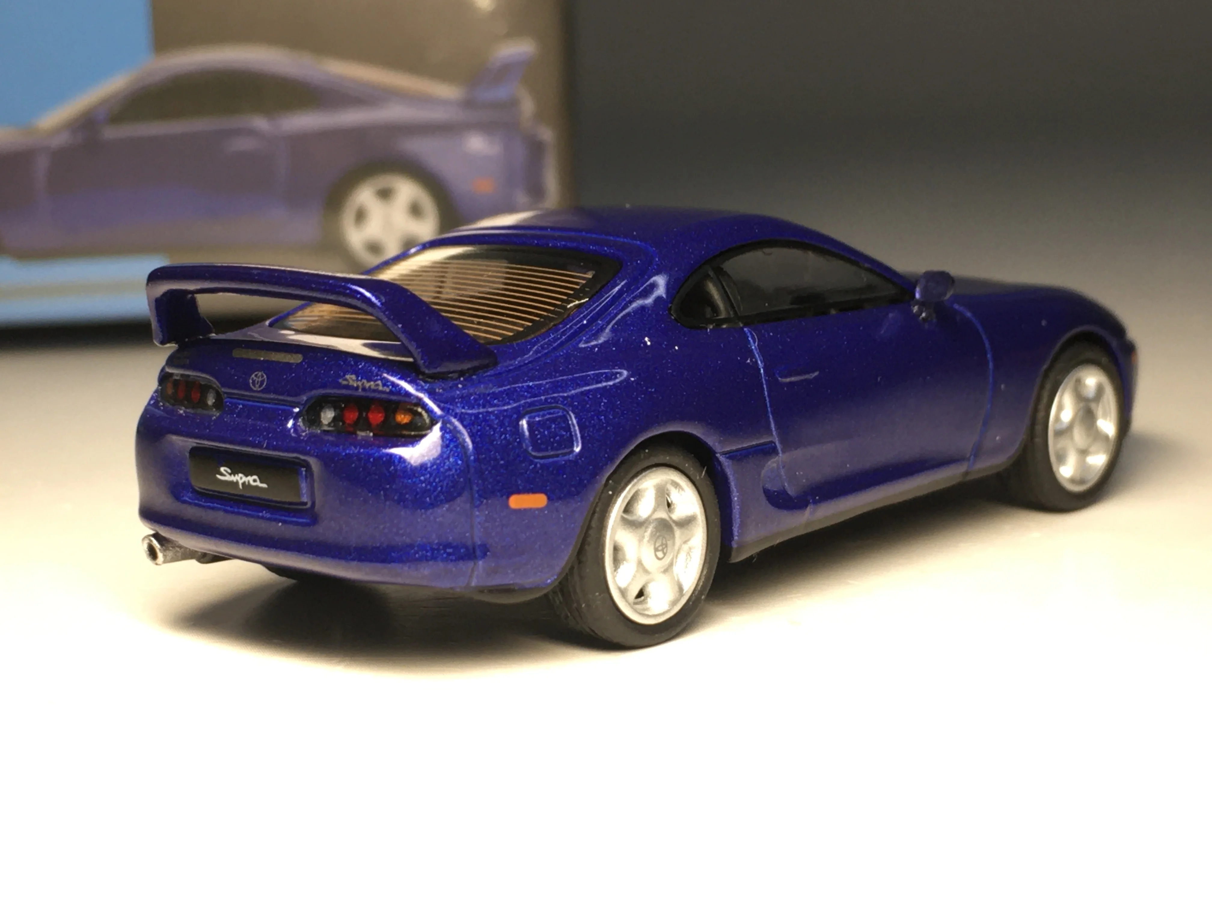 

MINI GT 1/64 Toyota Supra JZA80 Dark Blue Pearl Metallic RHD MGT00211-R Die Cast Model Car Collection Limited