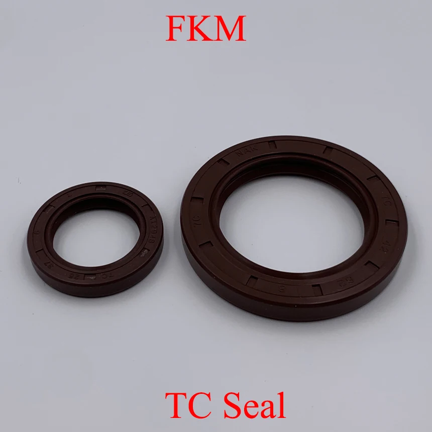 

1Piece TC 38*62*10 38x62x10 FKM Fluorine Fluoro Rubber Spring Two Lip Gasket Radial Shaft Skeleton Oil Seal