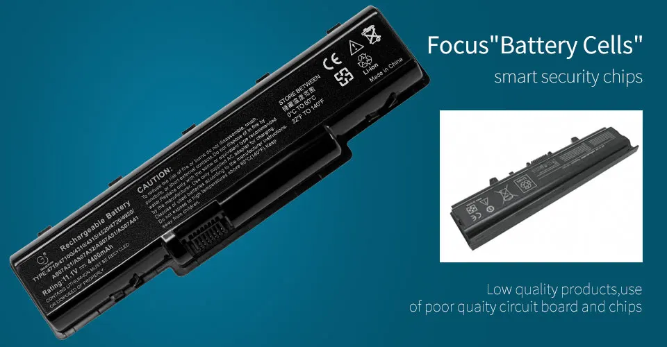 Golooloo 6 ячеек ноутбук Батарея для acer AS07A31 AS07A32 AS07A41 AS07A42 AS07A51 AS07A52 AS07A71 AS2007A MS2219 2930 4530