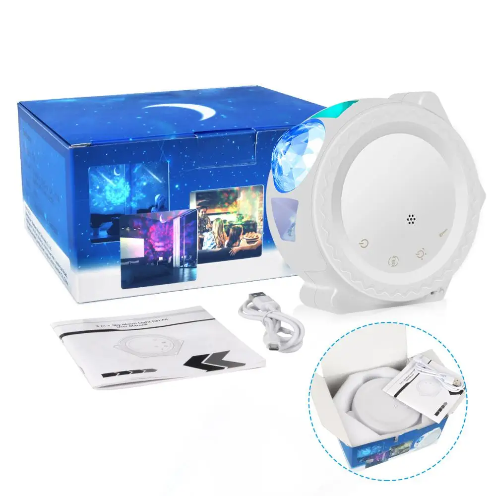 Wi Fi светодиодный ночной Светильник звезда проектор облако s Многоцветный Ocean