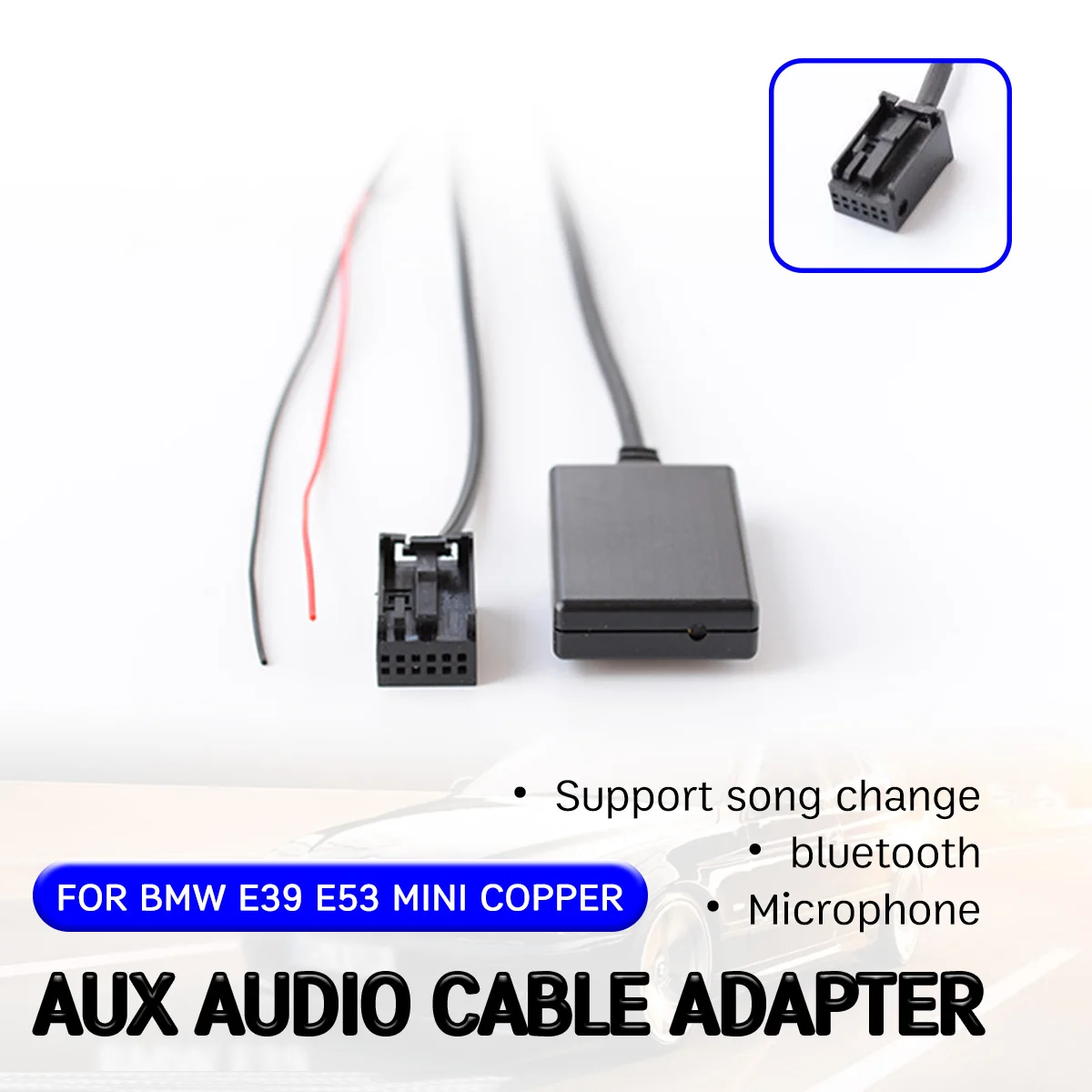 Для BMW E83 X3 2004-2010 для MINI COOPER bluetooth Aux приемник Кабельный адаптер E85 E86 Z4 2003-2008 Громкая