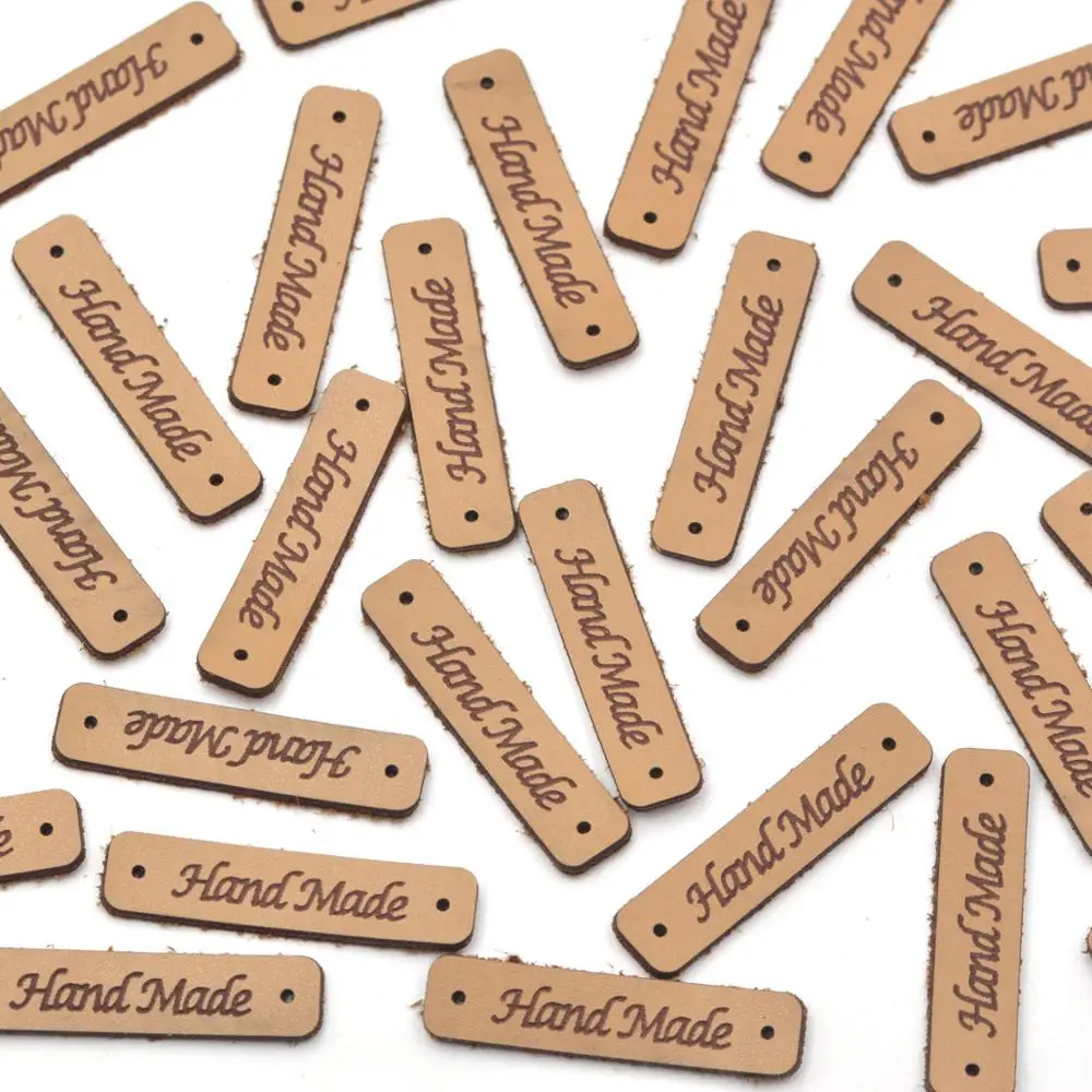 KALASO 20 штук ручной работы этикетки для одежды кожаной теги шапки сумки свитер