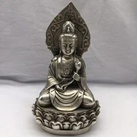 collect china fine workmanship cupronickel sculpture good luck guanyin buddha metal crafts home decoration2
