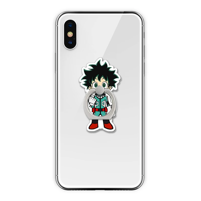

Anime My Hero Academia Prop Cosplay Accessories Rotatable Phone Stand Acrylic Mobile Phone Finger Ring Holder