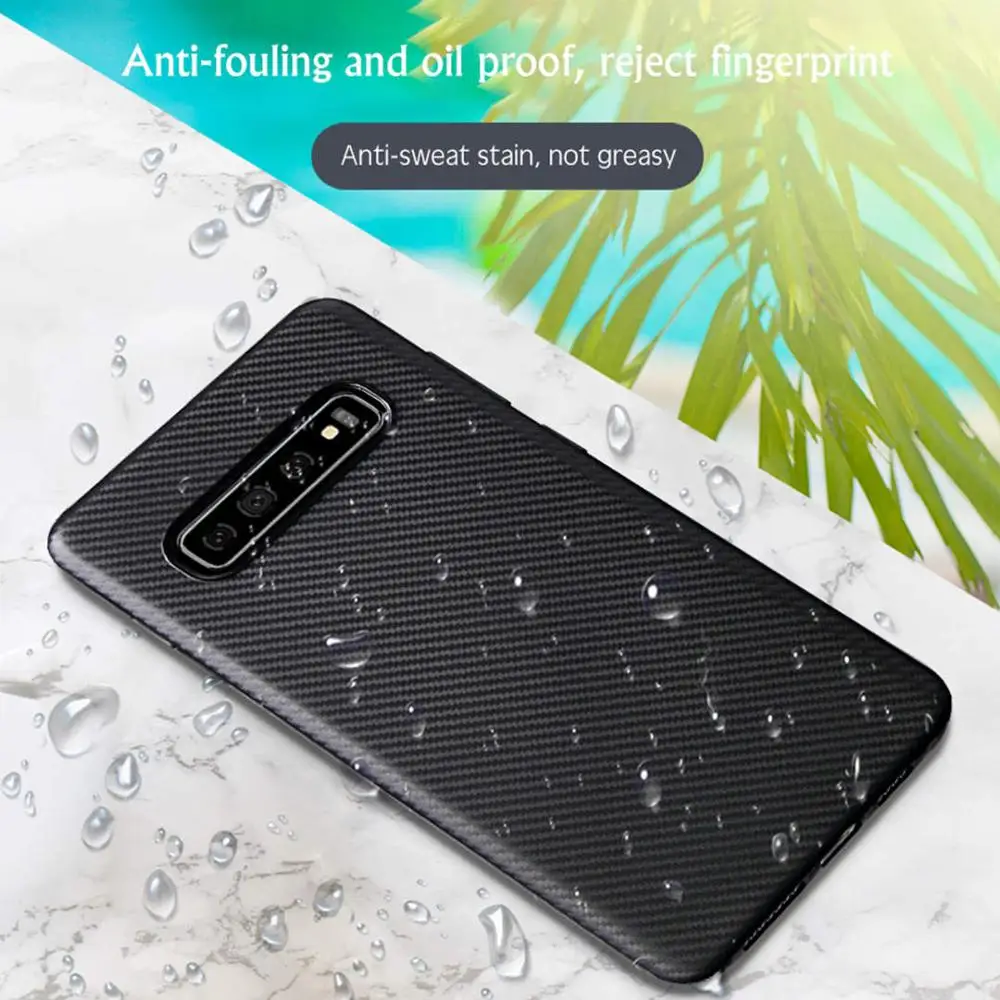 Мягкий чехол из углеродного волокна для телефона Samsung Galaxy S20 S10 S9 S8 Plus S10E 5G Note10 9 A10 A20