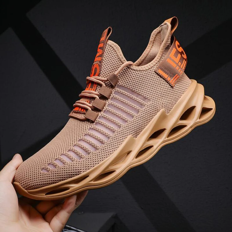 Летние 2021 новые дышащие спортивные мужские повседневные кроссовки модные