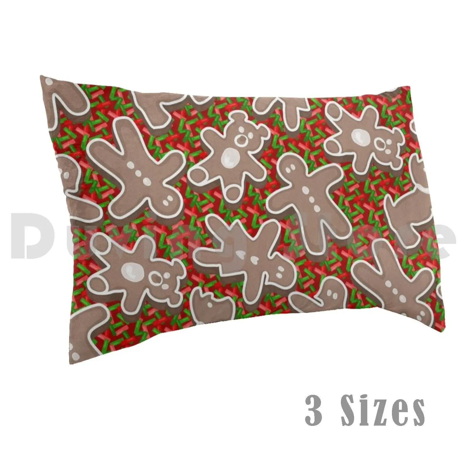 

Pillow Case Christmas Gingerbread Cookies 816 Baking Great Britain London England Dessert Sweets