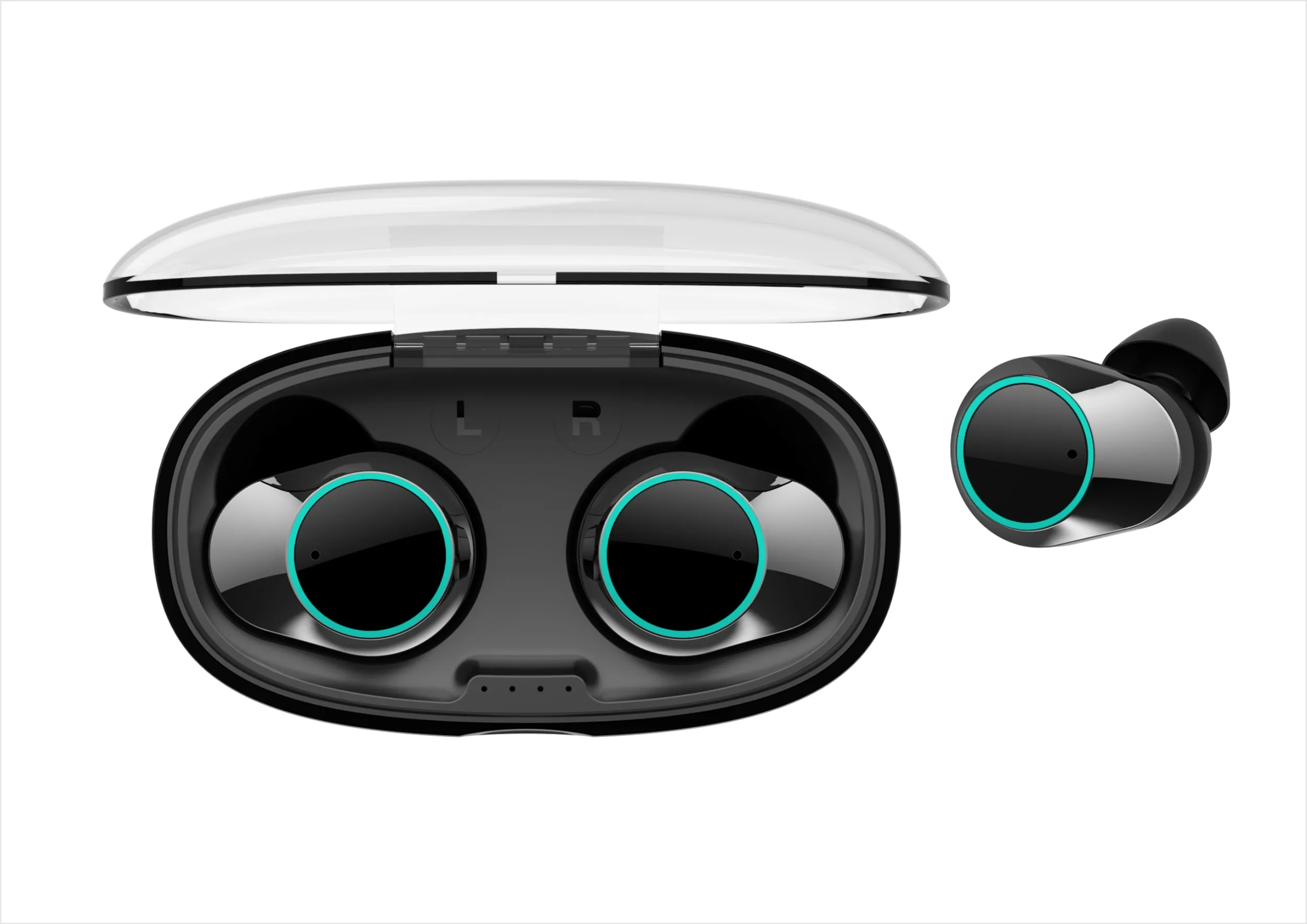 Беспроводные наушники Kumi T5S Bluetooth шумоподавление 3300 мач с зарядным устройством