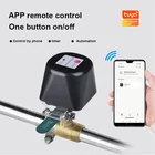 Умный контроллер клапана Tuya Wifi для подачи воды и газа, автоматическое отключение, совместим с Alexa, Google Assistant, SmartLife, ЕС, США