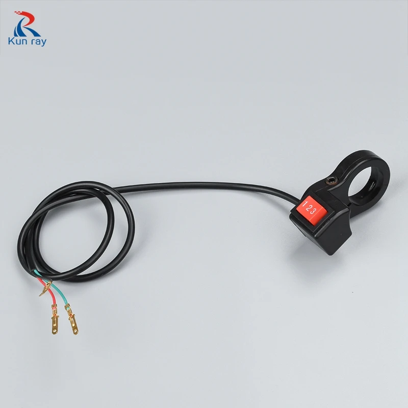 Трехскоростной перекидной переключатель для электрического велосипеда 3 кнопки