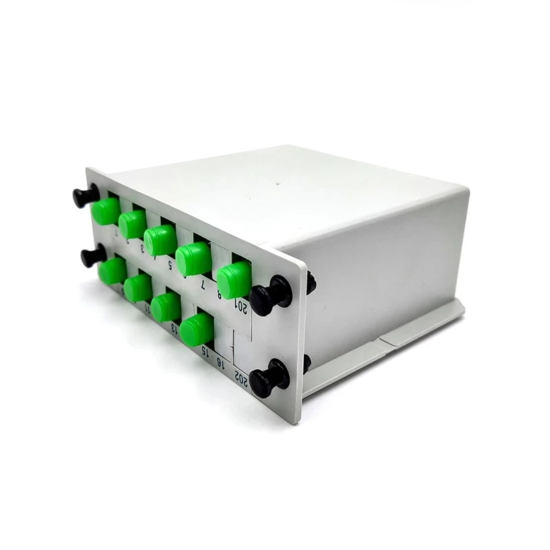 

FC APC PLC 1X8 Splitter Fiber Optical Box FTTH PLC Splitter Box With 1X8 Planar Waveguide Type Optical Splitter