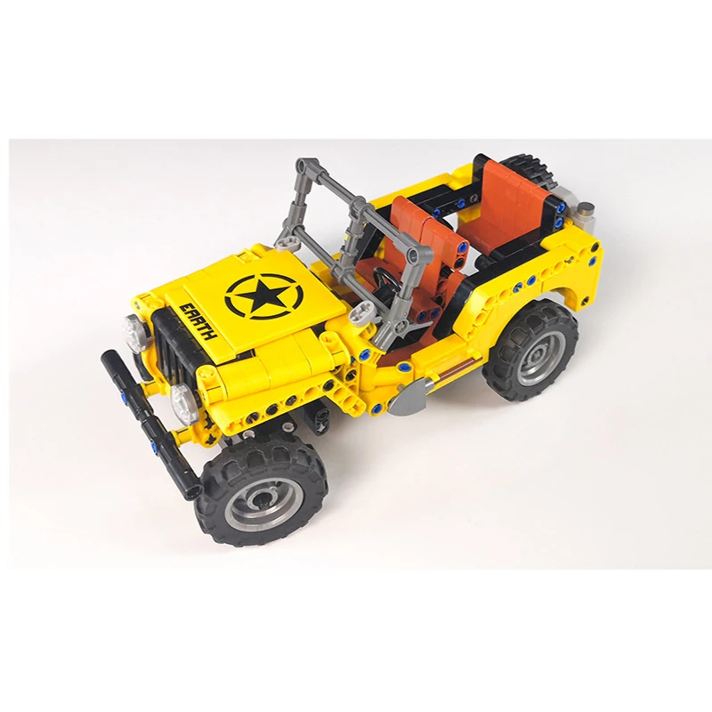 

City High-tech Vehicle Series Building Blocks Set Motorcycle Off-Road Car Model assembling Educational Bricks Toys for children