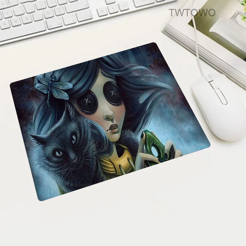 Коврик для мыши Coraline Настольный коврик маленького размера с рисунком аниме дома
