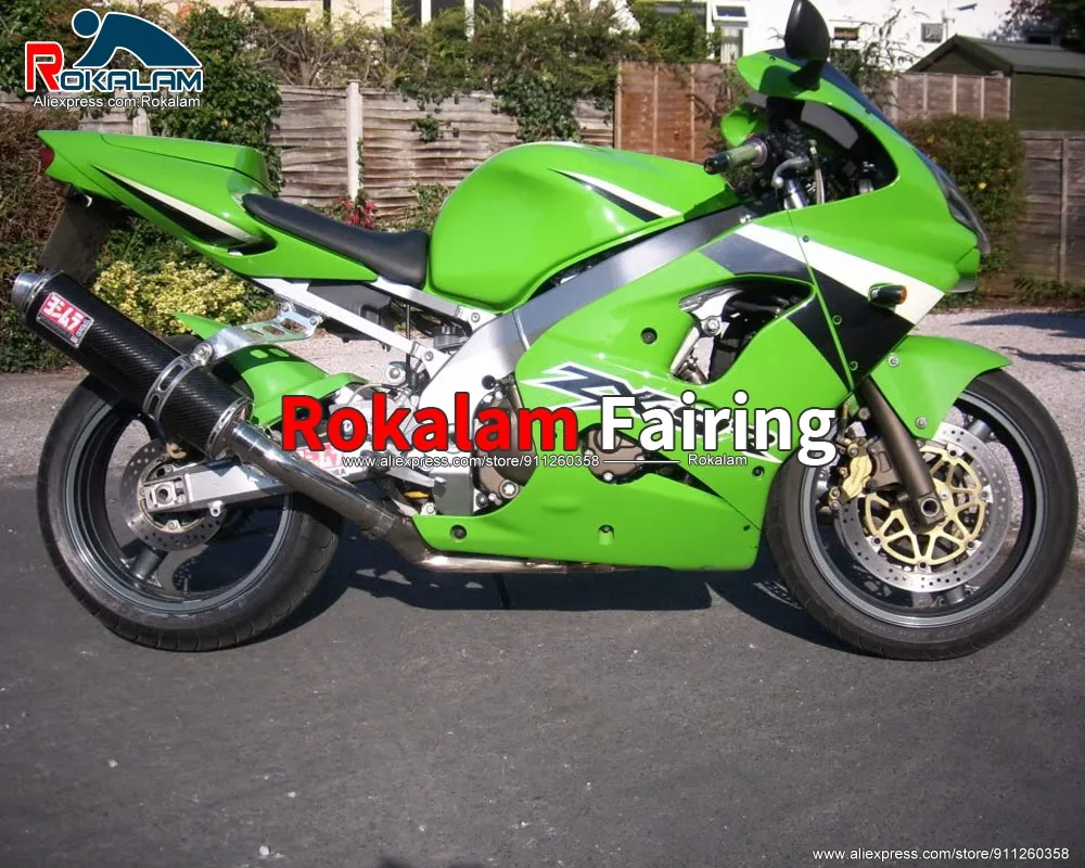 

Fairing Kit For Kawasaki Ninja ZX9R 2002 2003 ZX-9R 02 03 Black White Green Motorcycle Hulls (Injection Molding)