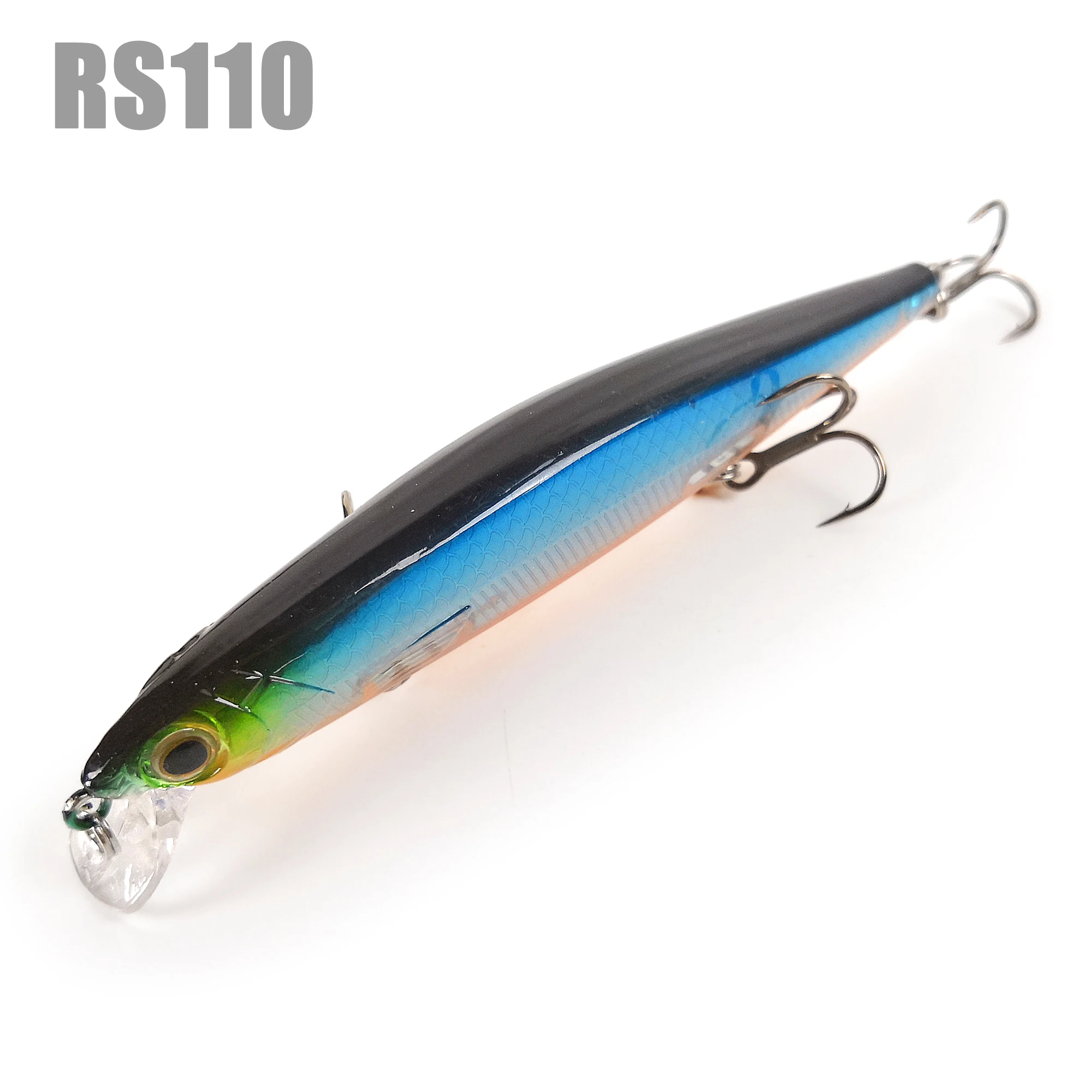 Рыболовная приманка медленно тонущий Джеркбейт гольян 110 мм/12 5 г жесткая