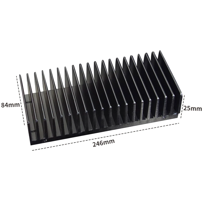 1969 маленький специальный радиатор класса А алюминиевый размер 246*84*25 мм для