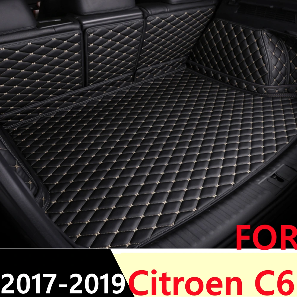 

SJ Custom Fit полный комплект водонепроницаемый автомобильный коврик для багажника запчасти задний поднос для багажника Накладка для Citroen C4 C-Quatre...