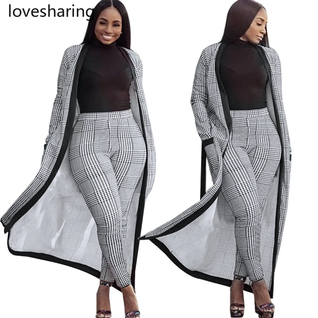 2019 Осенняя женская одежда 2 шт наборы ночного белья сексуальный женский комплект