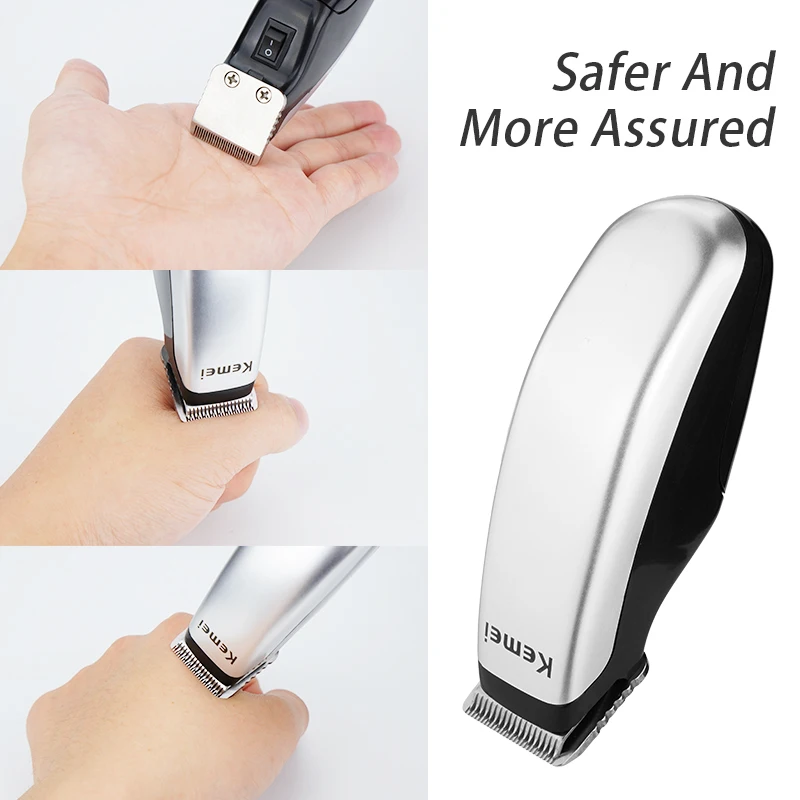 Kemei электрическая машинка для стрижки волос мини триммер мужчин борода