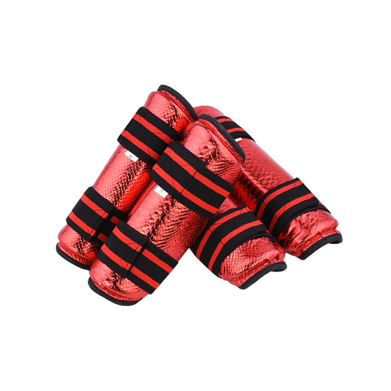 

Karate Shin Guards Kids Men Taekwondo Compression Sleeves Arm Warmers Muay thai Foot Leg Protection Equipment MMA Boxing Gear