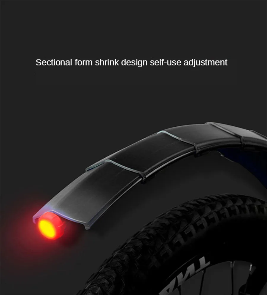 

2pcs Bicycle Fender MTB Bike Front Rear Tire Wheel Fenders Carbon Fiber Mudguard MTB Bike Road Mud Guard Bike Accessories