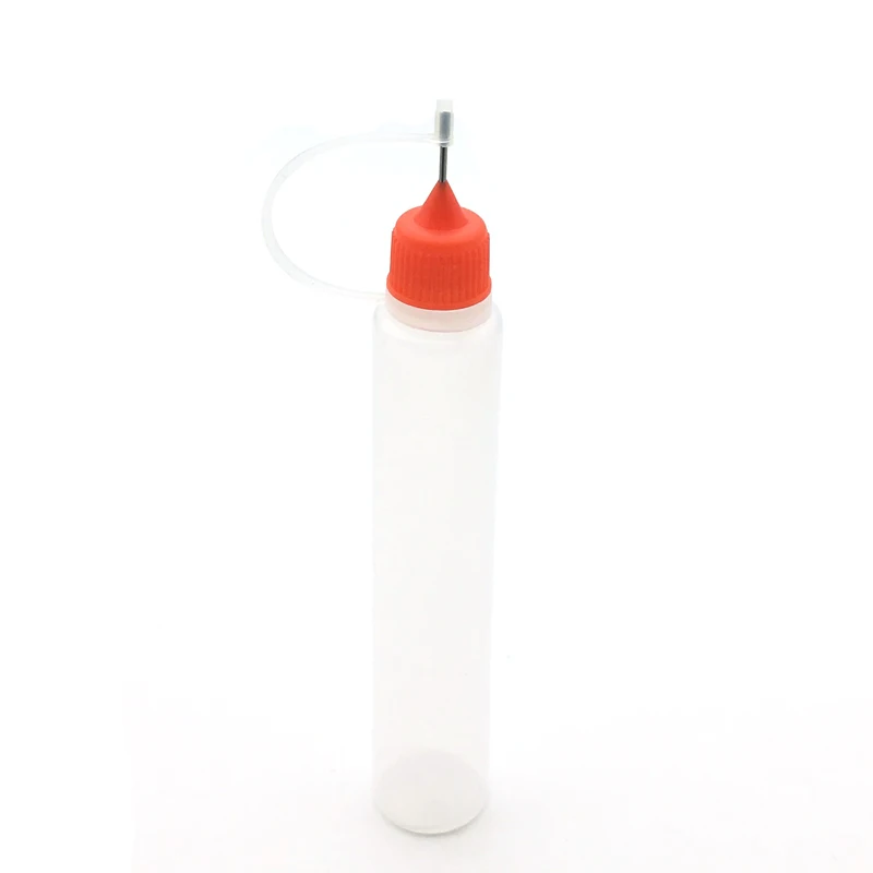 

5pcs Empty 30ml Pen Shape Bottle Soft Plastic Dropper Bottles With Metal Needle Cap E Liquid Vial