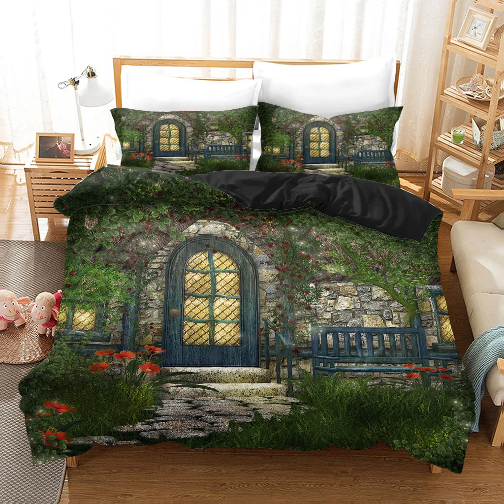 

3D Leopard Bedding Set King Size Animal Skin Duvet Cover And Pillowcase Home Textiles 2/3pcs Bedroom Decor For Adults