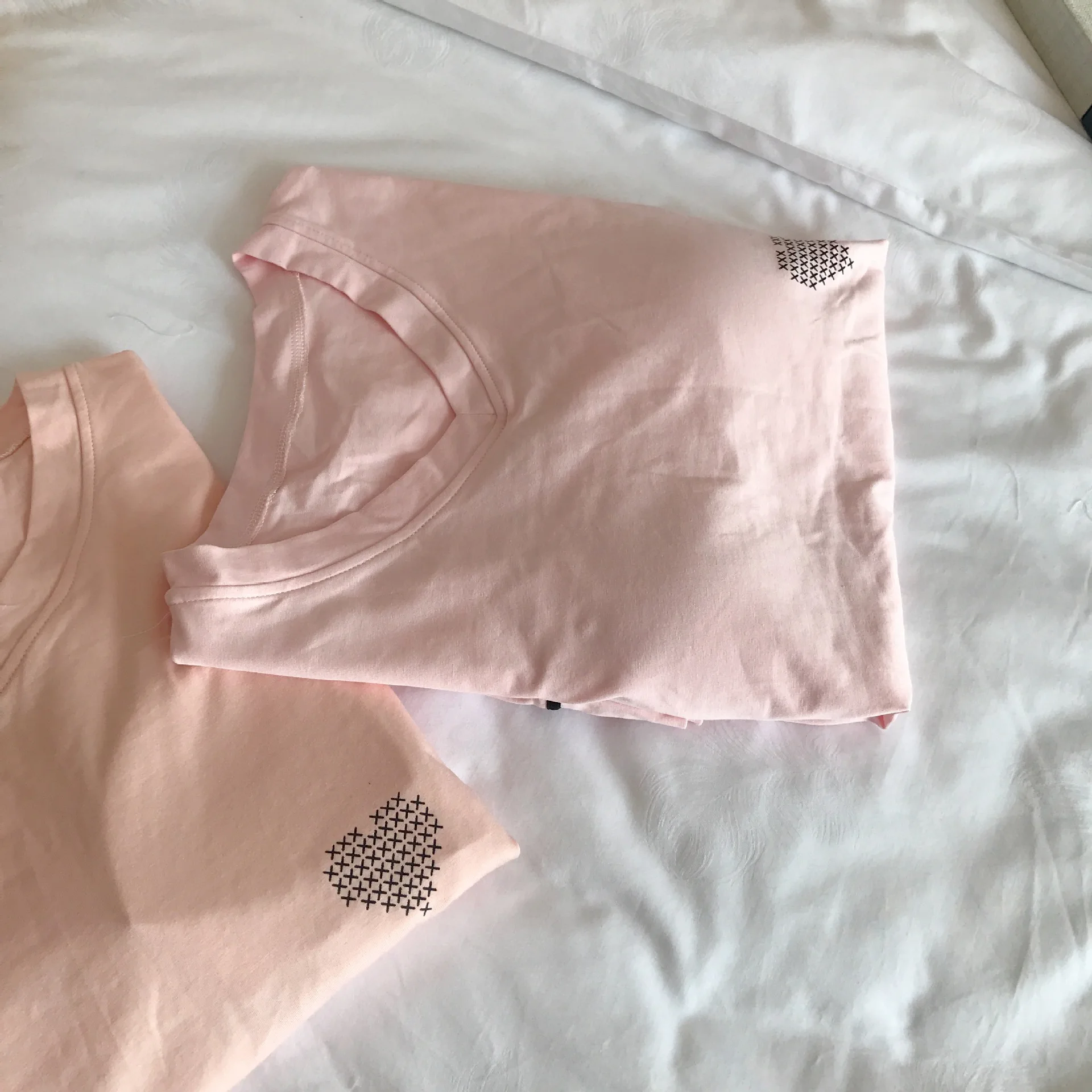 Women's Nightfress New Summer Short Sleeve Cotton Nightgown Simple Solid Color Printing Letter with Bra Pad Dress Detachable