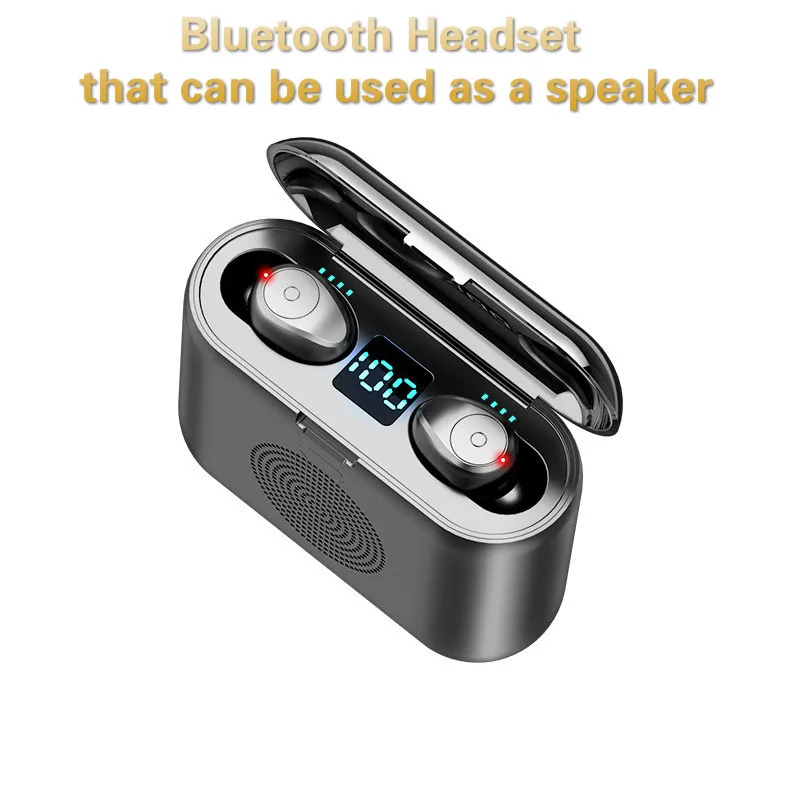 Беспроводные Bluetooth наушники TWS с сенсорным управлением и микрофоном 3500 мАч