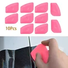 10 шт. инструмент для съемки автомобиля, мини-розовый цвет, инструмент для обертывания виниловой пленки автомобиля, скребок для стайлинга автомобильной наружной пленки
