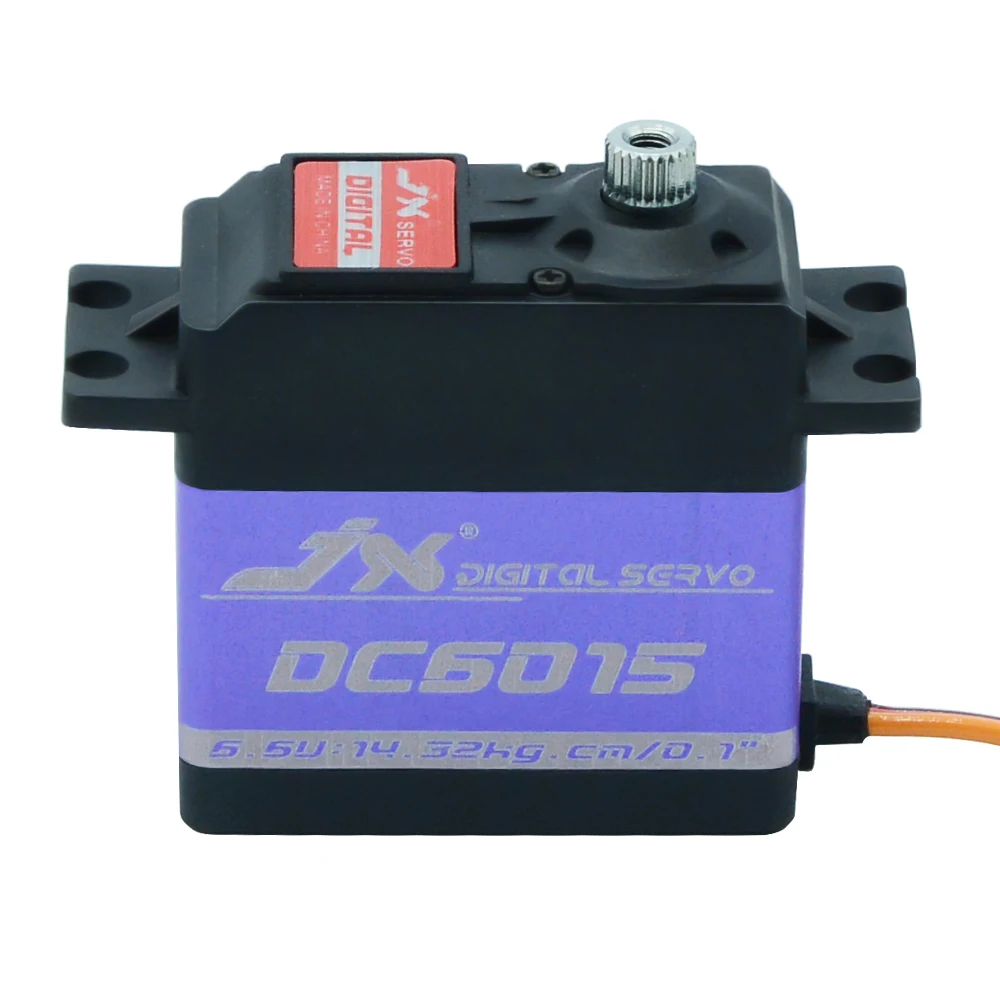 4 шт jx servo dc6015 60 г 15 кг core metal gear digital servo для радиоуп