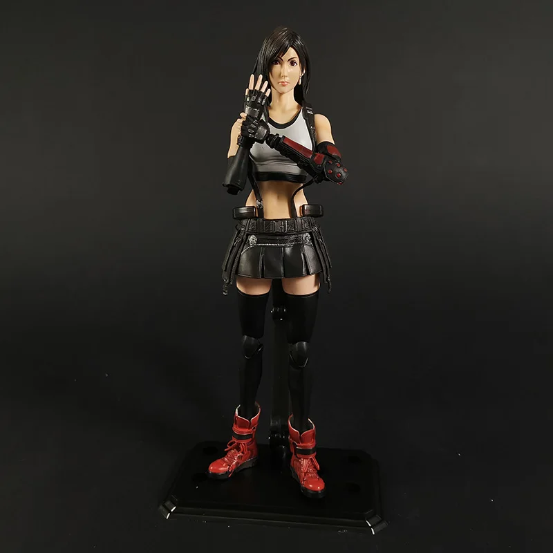 

Финальная фантазия VII Tifa Lockhart, Коллекция ПВХ, подвижная шарнирная экшн-фигурка, модель, игрушки, подарок