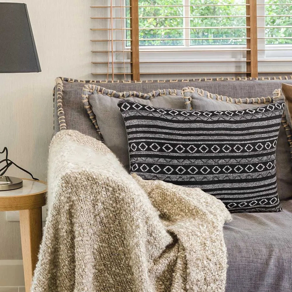 Богемный льняной чехол для подушки летняя льняная декоративная подушка дивана