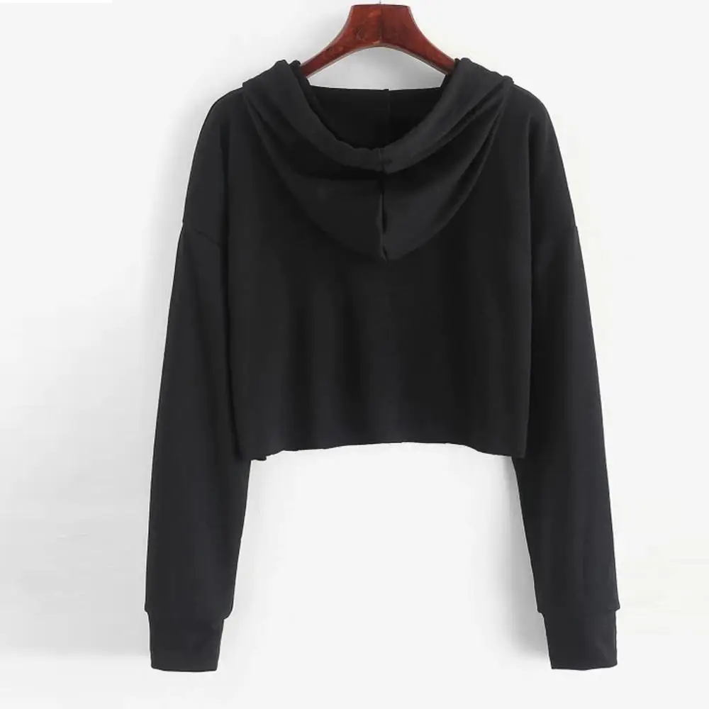 Розовое худи женский укороченный топ с капюшоном свитшот весенний пуловер