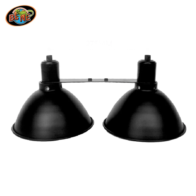 

BENE 8.5 Deep Dual Reptile Light Fixture for Reptile Dome UVB Light Lamp Cap Combo Heat Lighting Lamp Kit 2 Packs free shipping