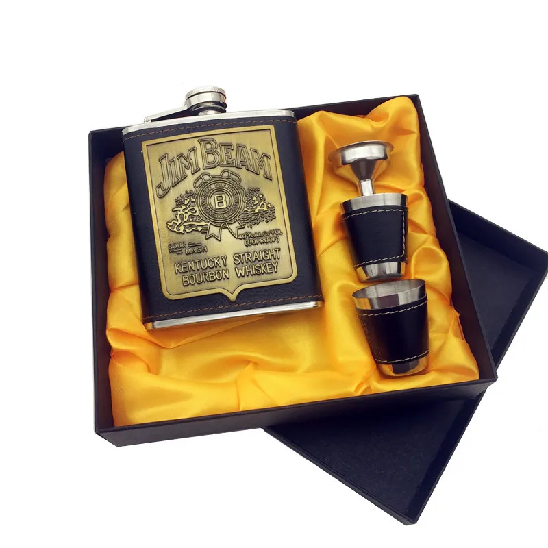 7 унций 304 карманных фляжек из нержавеющей стали стакан для виски Воронка Москва