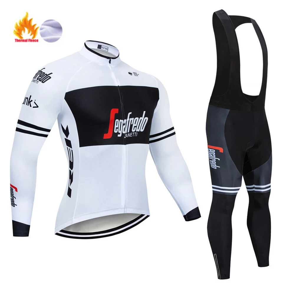 

Team bicycle set man Cycling Clothing winter thermal fleece men's Cycling jerseys set MTB bike maillot Ropa Ciclismo Sportswear
