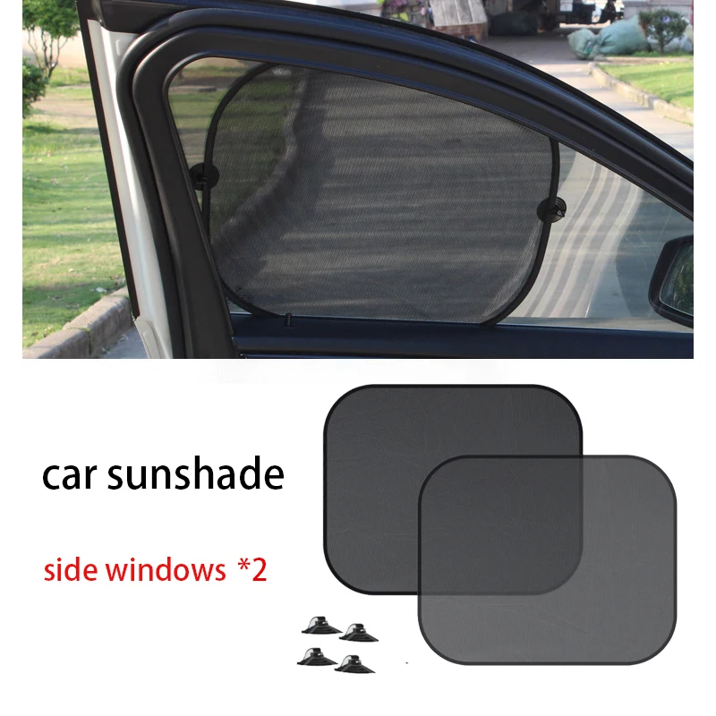 

Car SunShade Sucker Side Window Sunshades Shading Summer Sun Visor 2 Pcs For Skoda Kodiaq 2017 2018 2019 2020 2021 Accessories