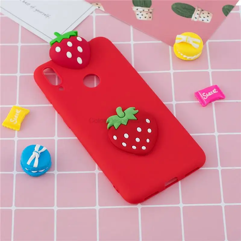 Женские чехлы для телефонов y7 2019 чехол Huawei Y7 мягкий 3D сделай сам панда медведь