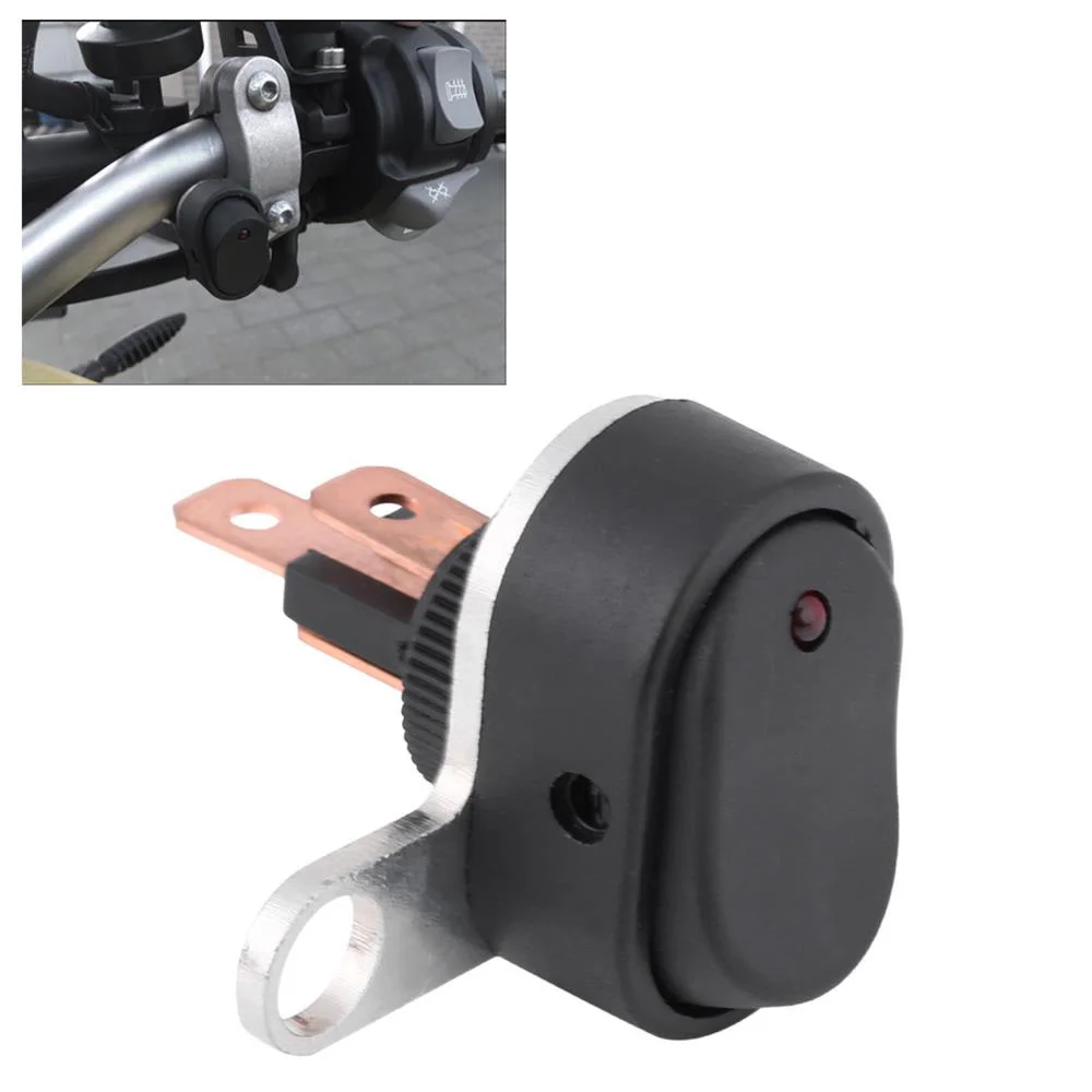 

Универсальная Водонепроницаемая фара для мотоцикла, внешний прожектор, крепление на руль, переключатель, автомодифицированные детали, аксессуары для автомобиля